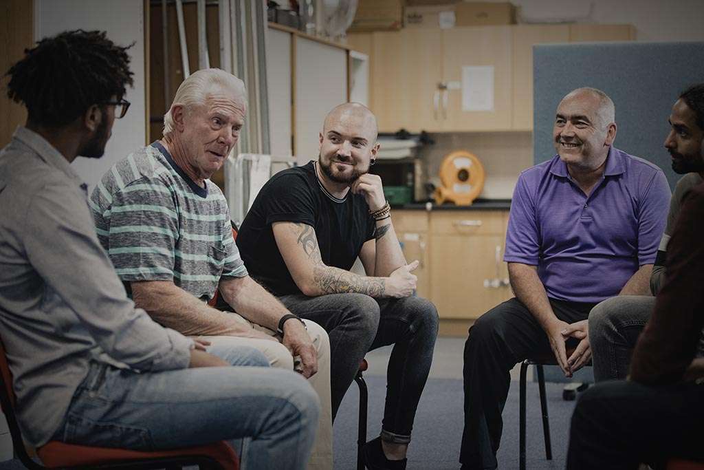Men in a Support Group